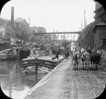 Locks on the Erie Canal at Lockport, N.Y.