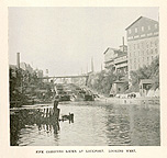 View from foot of the Locks looking up the towpath