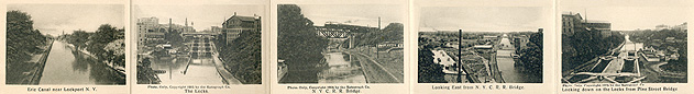 Views of the Erie Canal at Lockport