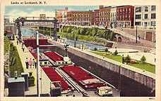 Erie Canal Locks at Lockport, N.Y.