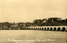 The Aqueduct across Mohawk River at Crescent, N.Y.