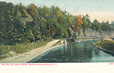 Bluffs on Erie Canal near Schenectady, N.Y.