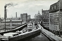 Erie Canal Aqueduct between 1897 and 1899?