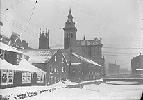 Erie Canal in winter