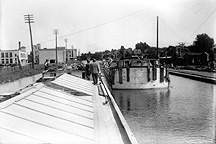 Canal boats on the Erie Canal in Rochester