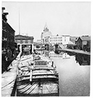 Syracuse, at the Erie Canal/Oswego Canal junction