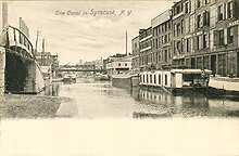 Erie Canal in Syracuse, N.Y., 1905