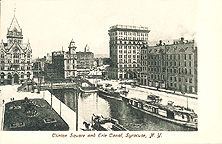 Clinton Square and Erie Canal, Syracuse, N.Y., 1906