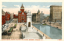 Clinton Square, showing Soldiers' and Sailors' Monument, Syracuse, N.Y.