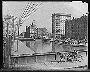 Erie Canal at Salina St., Syracuse, N.Y.