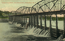 Barge Canal Dam, near Cranesville, Amsterdam, N.Y.