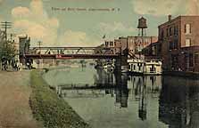 View on Erie Canal, Canajoharie, N.Y.