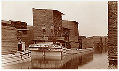 Lumber Boat at Albany Lumber District