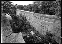 Remains of Enlarged Erie Canal Lock No. 18, Cohoes, N.Y.