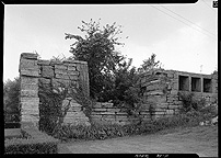 Remains of Enlarged Erie Canal Lock No. 18, Cohoes, N.Y.