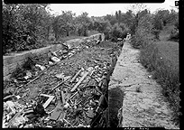 Remains of Enlarged Erie Canal Lock No. 18, Cohoes, N.Y.