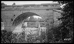 Remains of Erie Canal Aqueduct, Frankfort, N.Y.