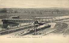 Erie Canal and Mohawk River, Herkimer, N.Y.