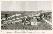 Crossing of the old and new canals a little west of Fort Herkimer