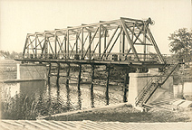 Small Movable Dam Seen from Above, Herkimer, N.Y.