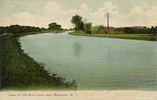 View on the Erie Canal near Brockport, N.Y.