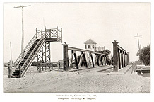 Barge Canal, Contract No. 105, Gasport lift-bridge