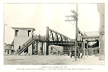 Barge Canal, Contract No. 106, Middleport lift-bridge