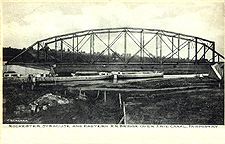 Rochester, Syracuse and Eastern R.R. Bridge over Erie Canal, Fairport, N.Y.