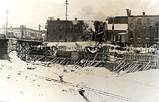 Widening the canal in Fairport