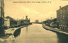 Looking West from Main Street bridge, Jordan, N.Y.