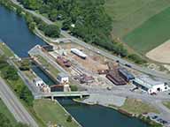 Aerial photo of Lock E-28A