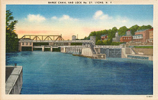 Erie Canal and Clyde River, Lyons, N.Y.