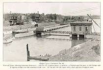 New Lock 27 and old Lock 55, Lyons, N.Y.