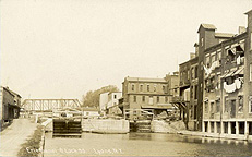 Erie Canal & Lock 55, Lyons, N.Y.