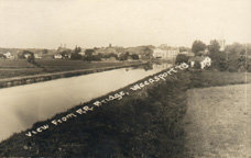 View from R.R. Bridge, Weedsport, N.Y.