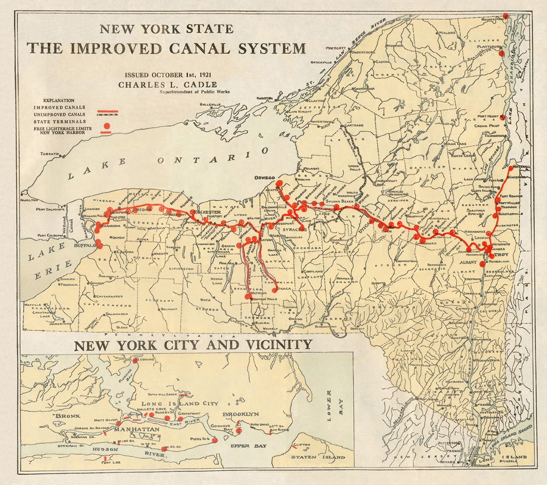 Erie Canal Chart