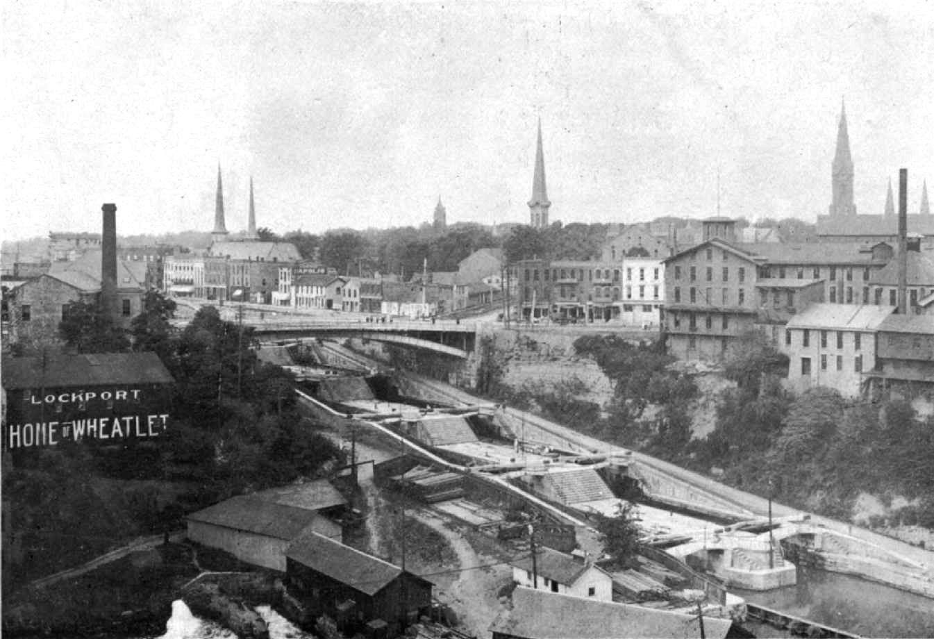 The Combined Locks at Lockport