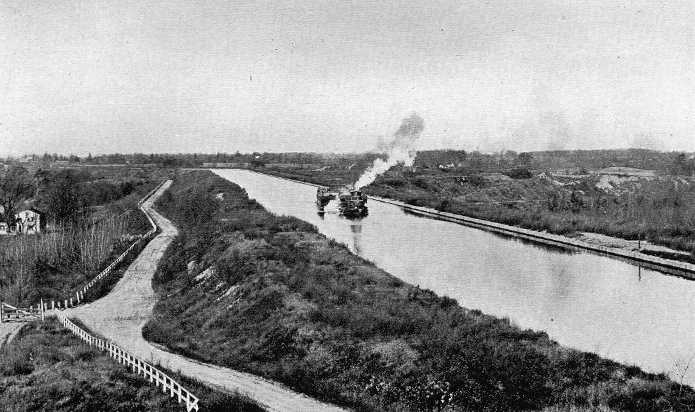 Channel across Irondequoit valley