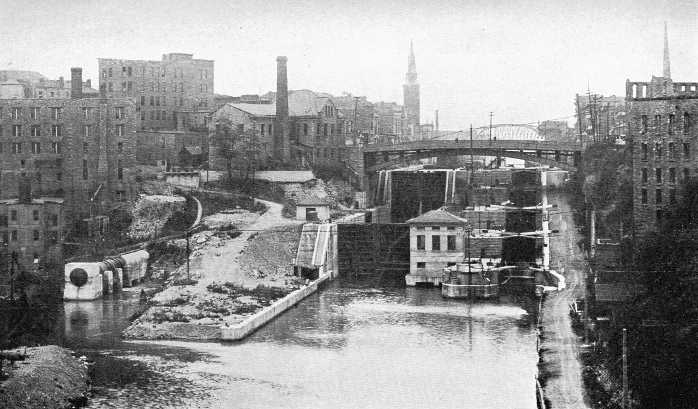 Flight of locks at Lockport