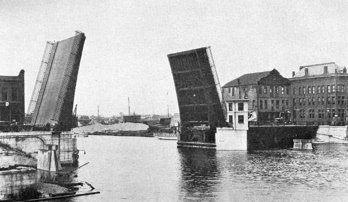 Bascule bridge at Tonawanda