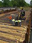 Installation of the decking