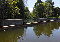 South wall, looking southwest