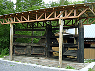 Enlarged Erie Canal Lock No. 50 - Remains of the Lock No. 50 gates