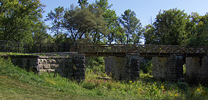 Centreport Aqueduct - north side, looking south