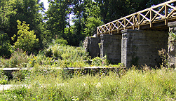 Centreport Aqueduct - north side, from within the prism