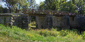 Centreport Aqueduct - north side, looking south