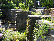 Centreport Aqueduct - south side, looking west from the heelpath