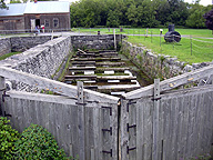 The drydocks at Chittenango Landing Canal Boat Museum