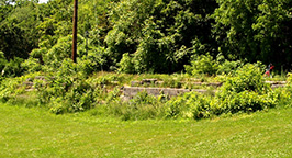 The remains of Enlarged Erie Canal Lock no. 10