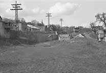 Enlarged Erie Canal Lock 12, looking north, Cohoes, NY